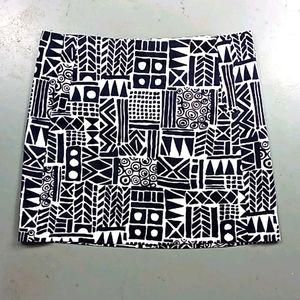 Women's Size 4 J. Crew Navy blue & white Skirt